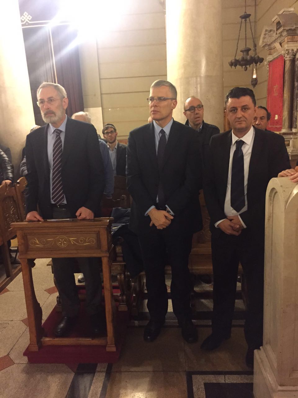 קופטאן חלבי אורח של השגריר הישראלי באיטליה 